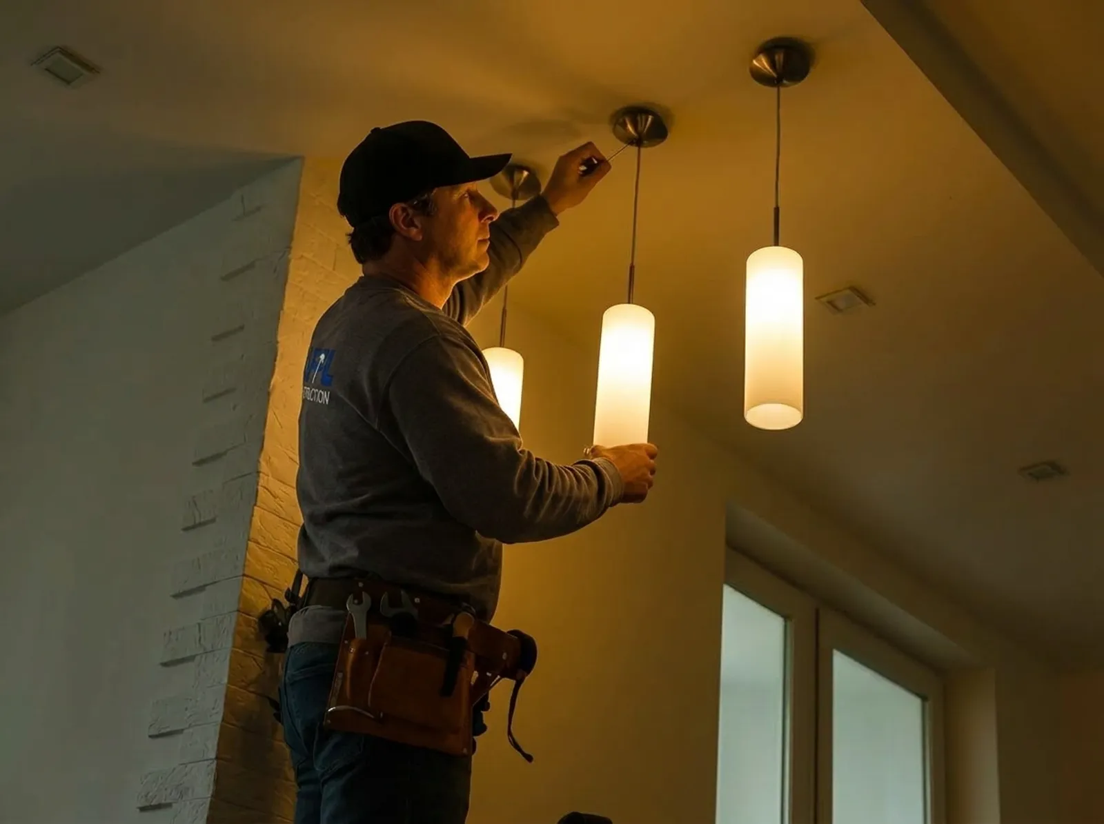 Installation de luminaires